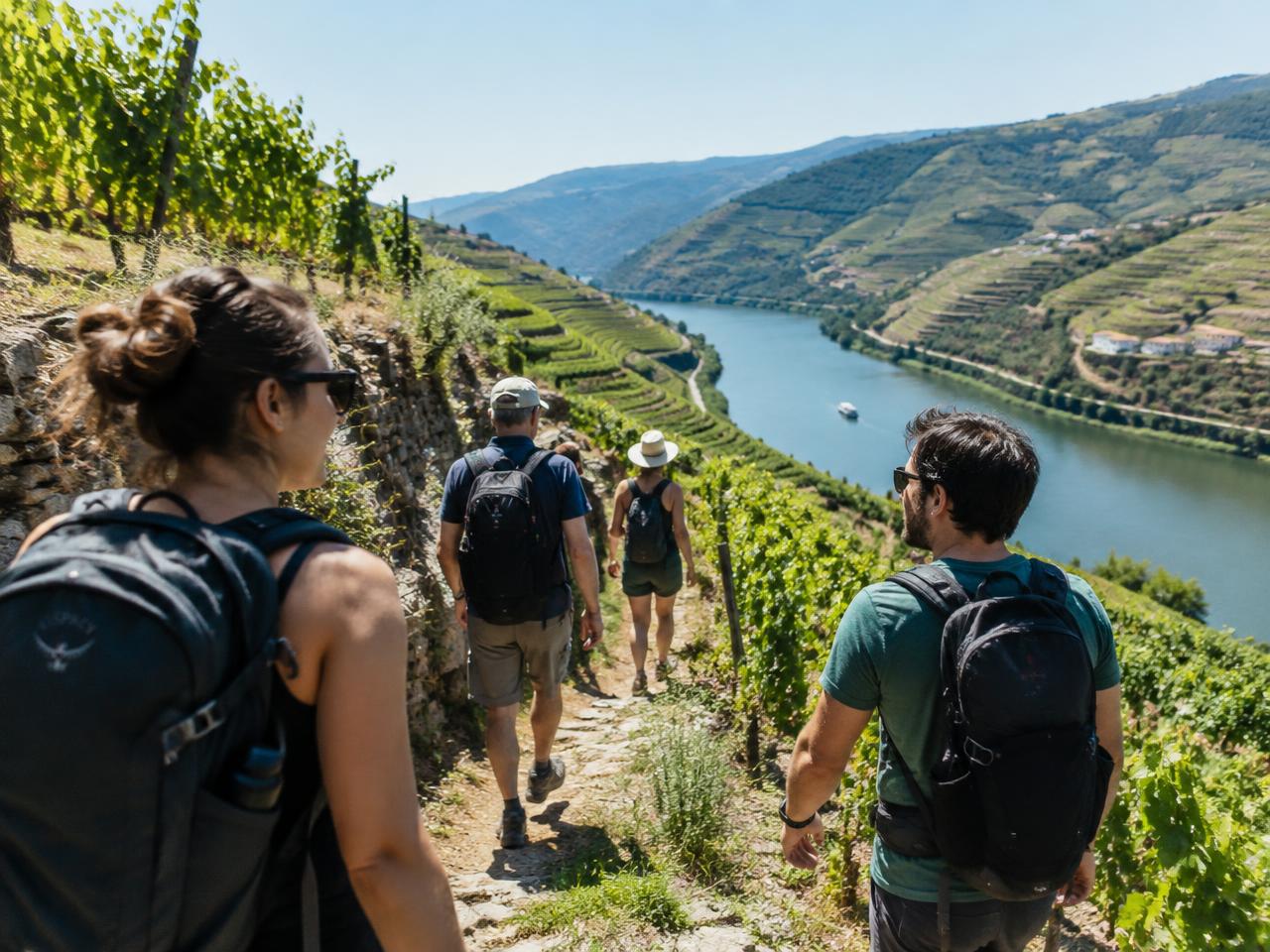 Caminhada nas vinhas do Douro